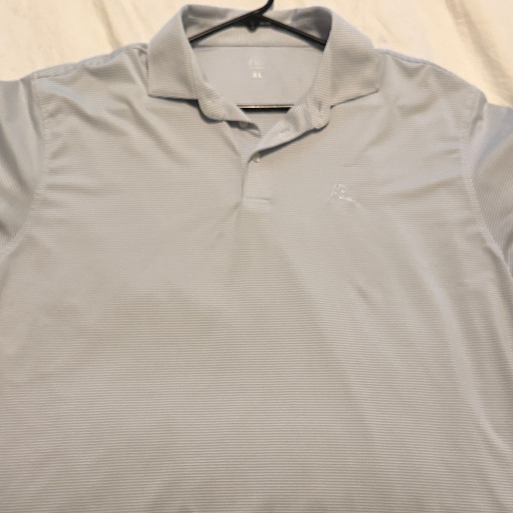 Rhoback Men’s Polo XL White Stripe